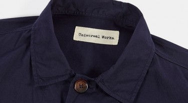 Universal Works Bakers Overshirt Navy